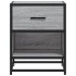 Mesitas noche 2 uds madera ingeniería gris Sonoma 40x31x50