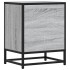 Mesitas noche 2 uds madera ingeniería gris Sonoma 40x31x50