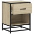 Mesitas noche 2 uds madera ingeniería roble Sonoma 40x31x50