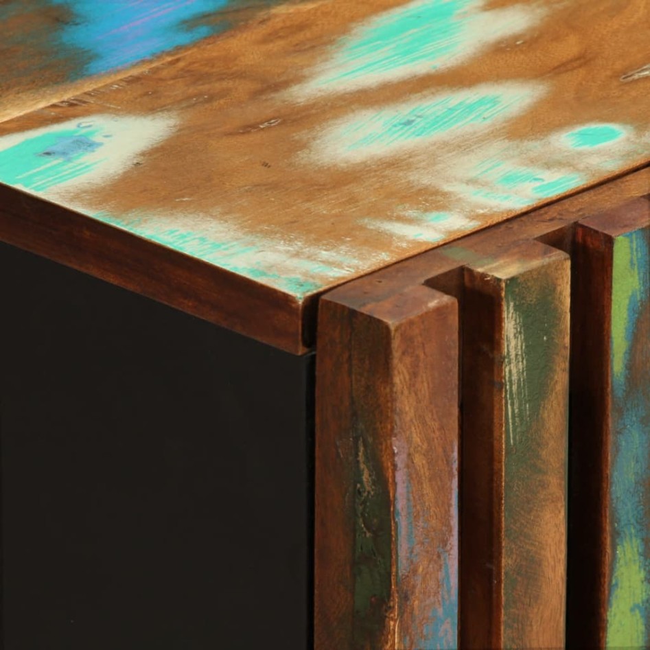 Aparador de madera maciza acacia 40x34x75