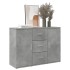Aparador madera de ingeniería gris hormigón 90,5x29,5x65