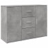 Aparador madera de ingeniería gris hormigón 90,5x29,5x65