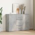 Aparador madera de ingeniería gris hormigón 90,5x29,5x65