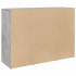 Aparador madera de ingeniería gris hormigón 90,5x29,5x65