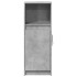 Aparador con LED madera ingeniería gris hormigón 38x34x100
