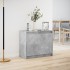 Aparador con LED madera ingeniería gris hormigón 72x34x61