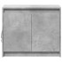 Aparador con LED madera ingeniería gris hormigón 72x34x61