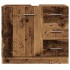 Armario para lavabo madera ingeniería envejecida 63x30x54