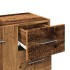 Armario para lavabo madera ingeniería envejecida 63x30x54