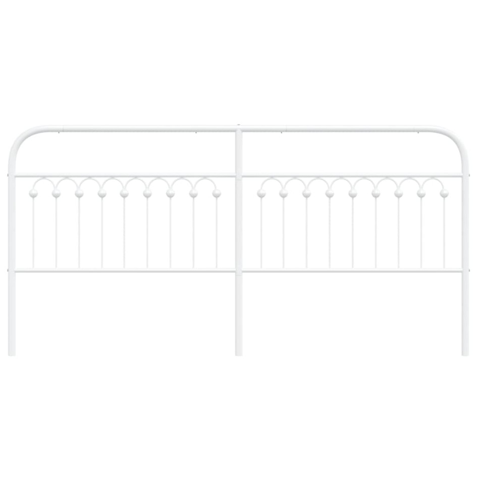 Cabecero de metal blanco 200