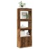 Aparador alto madera ingeniería madera envejecida 63x33x180