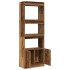 Aparador alto madera ingeniería madera envejecida 63x33x180