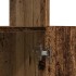 Aparador alto madera ingeniería madera envejecida 63x33x180