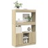 Aparador alto madera de ingeniería roble Sonoma 92x33x140