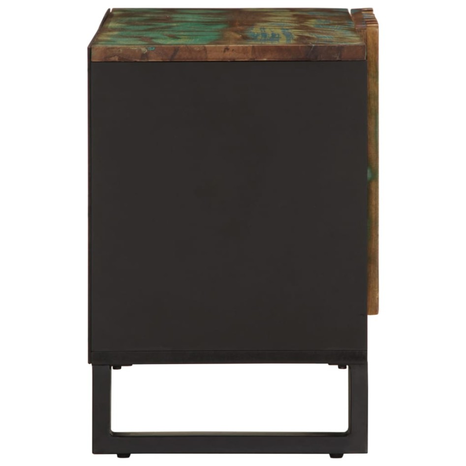 Mueble de TV madera maciza de acacia 80x34x46