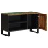 Mueble de TV madera maciza de acacia 80x34x46