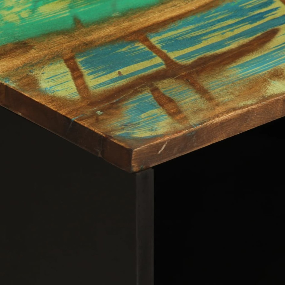 Mueble de TV madera maciza de acacia 80x34x46