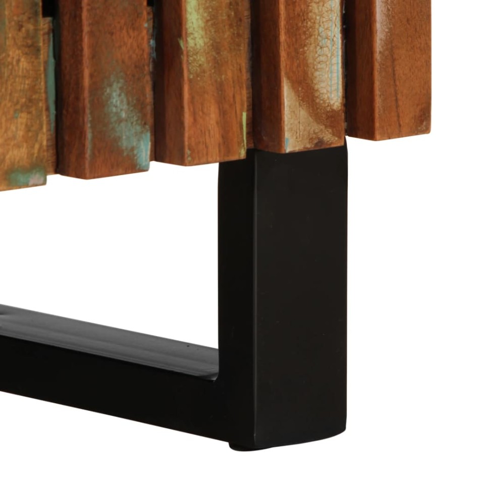 Mueble de TV madera maciza de acacia 80x34x46