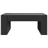 Mesa de centro con Infinity LED negro 70x53x30
