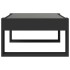 Mesa de centro con Infinity LED negro 70x53x30
