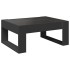 Mesa de centro con Infinity LED negro 70x53x30