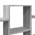 Estantería de pared madera ingeniería gris Sonoma 159x18x66