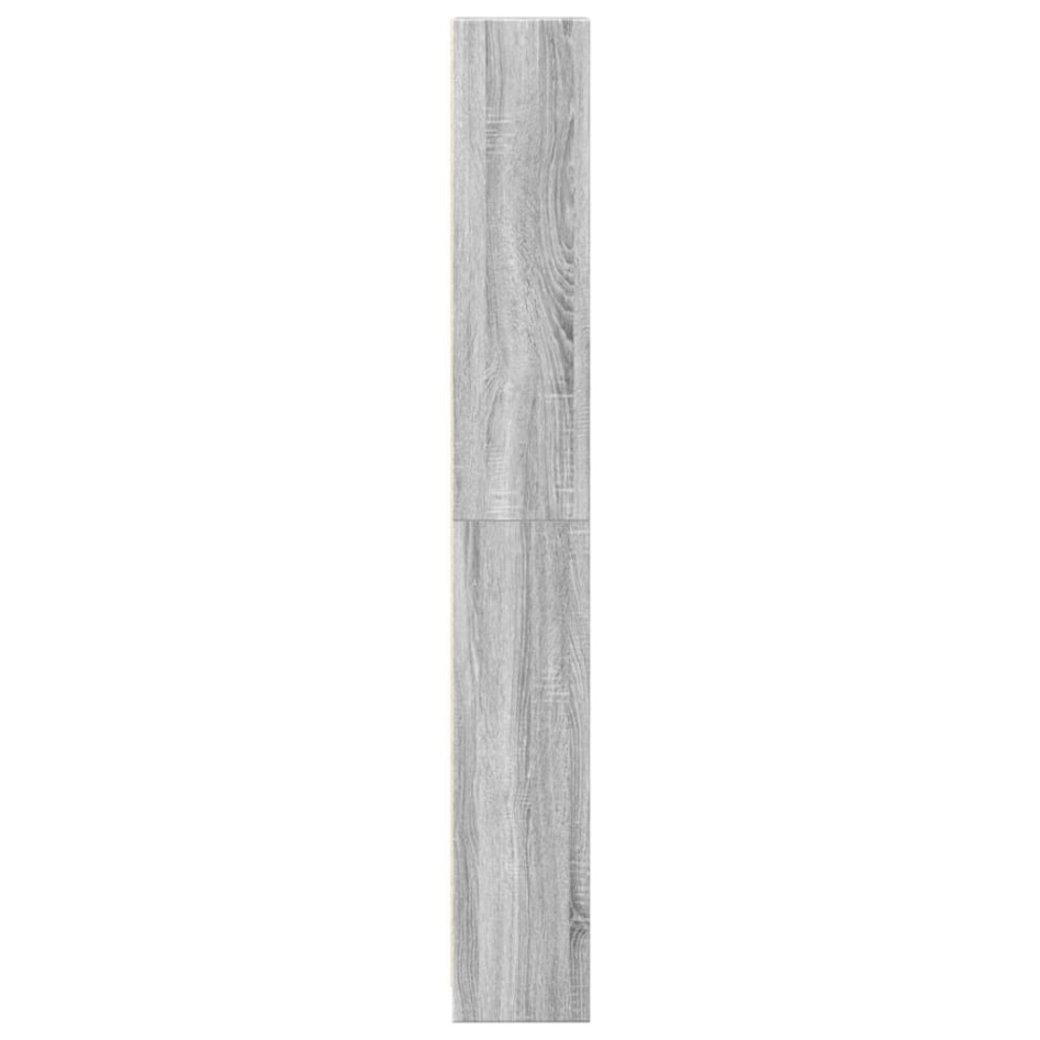 Estantería de madera de ingeniería gris Sonoma 40x24x176
