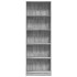 Estantería de madera de ingeniería gris Sonoma 60x24x176