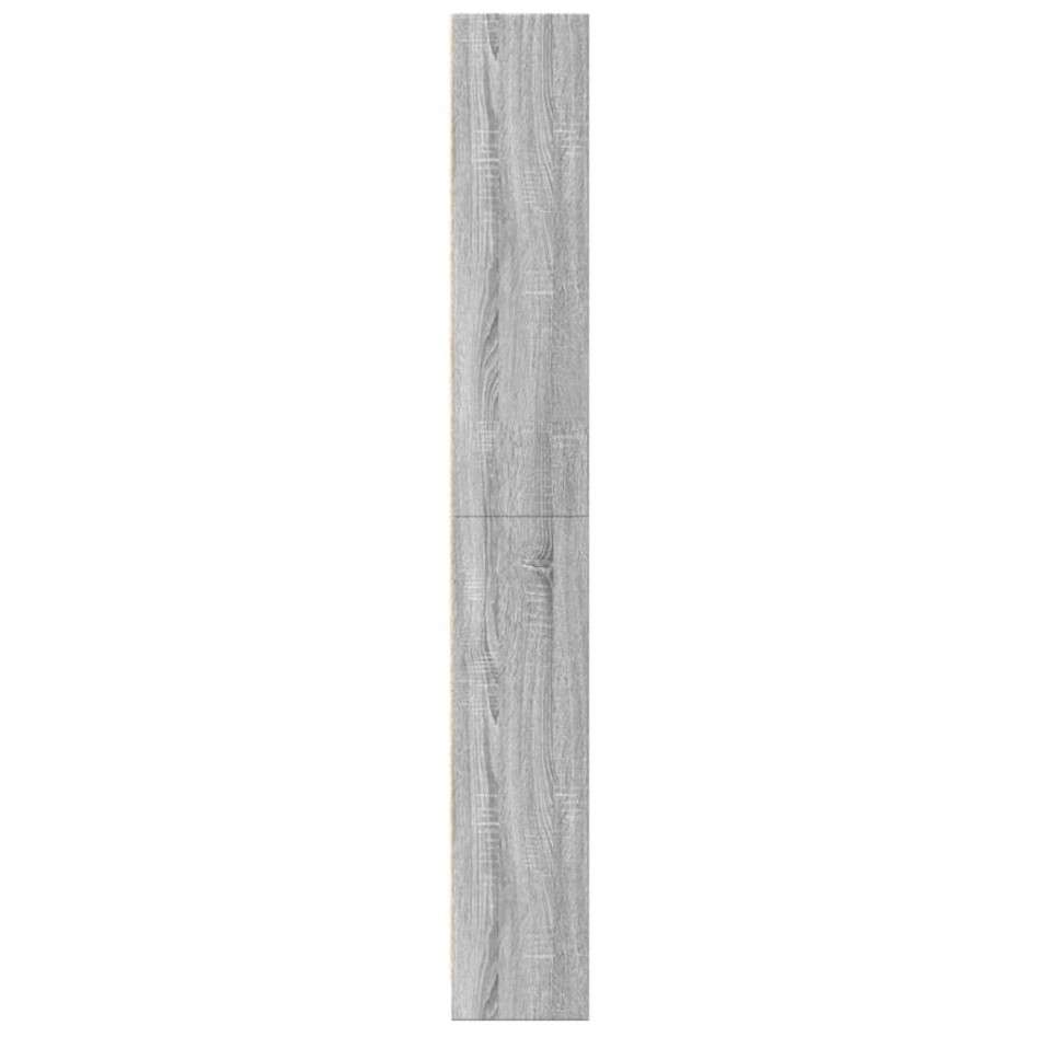 Estantería de madera de ingeniería gris Sonoma 60x24x176