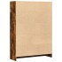 Estantería madera de ingeniería roble ahumado 80x24x109
