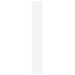 Estantería de madera de ingeniería blanca 80x24x176
