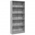 Estantería de madera de ingeniería gris Sonoma 80x24x176