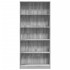 Estantería de madera de ingeniería gris Sonoma 80x24x176