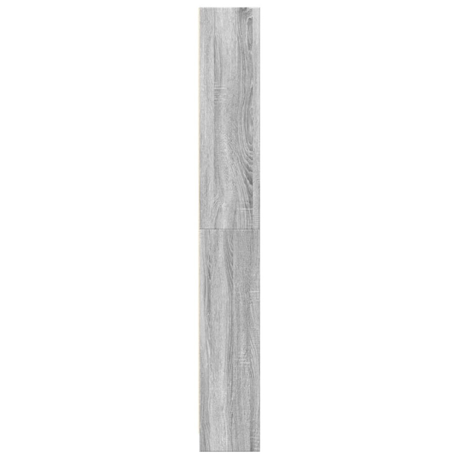 Estantería de madera de ingeniería gris Sonoma 80x24x176