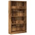 Estantería madera de ingeniería color envejecido 80x24x143