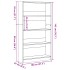 Estantería madera de ingeniería color envejecido 80x24x143