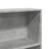 Estantería de madera de ingeniería gris hormigón 80x24x143
