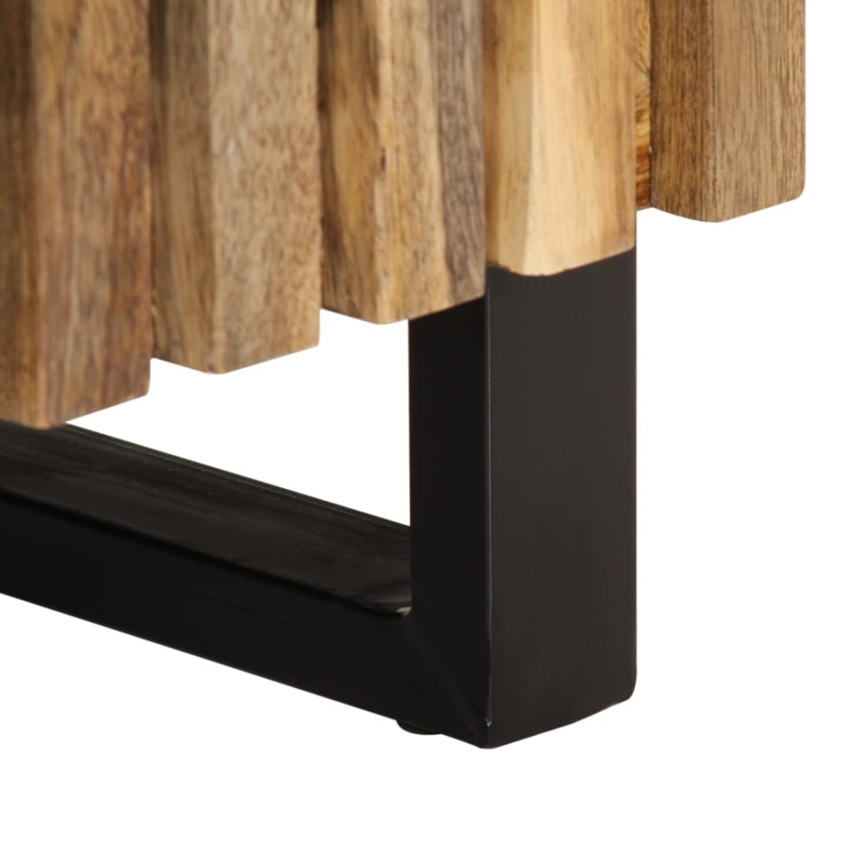 Armario de baño madera maciza de mango 38x34x58