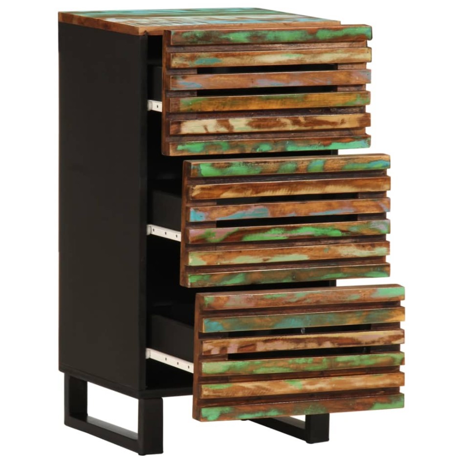 Aparador de madera maciza acacia 40x34x75