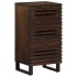 Aparador de madera maciza de mango marrón 40x34x75