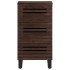 Aparador de madera maciza de mango marrón 40x34x75