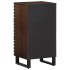 Aparador de madera maciza de mango marrón 40x34x75