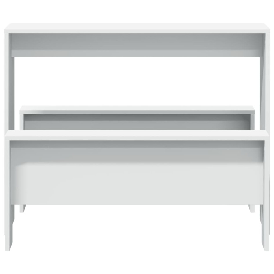 Set mesa y banco de comedor 3 pzas madera de ingeniería