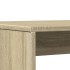 Mesa y bancos de comedor 3 pzas madera ingeniería roble