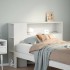 Cabecero de cama almacenaje madera maciza pino blanco 90