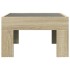 Mesa de centro con Infinity LED roble Sonoma 50x50x30