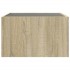 Mesa de centro con Infinity LED roble Sonoma 50x50x30