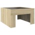 Mesa de centro con Infinity LED roble Sonoma 50x50x30