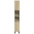 Armario de baño madera contrachapada roble Sonoma 30x30x190