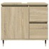 Armario de lavabo de baño madera roble Sonoma 65x33x60